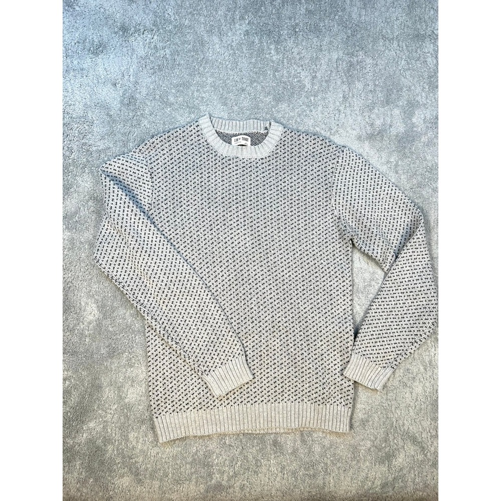 Line if Trade Sweater pullover‎ Womens L gray long sleeve fitted knit
